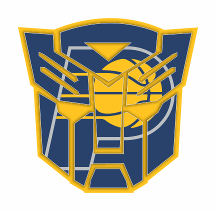 Autobots Indiana Pacers logo vinyl decal